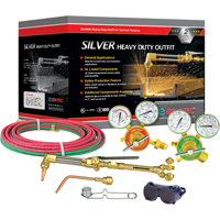 Silver Heavy-Duty Welding & Cutting Outfi ts, 3/4" Cut, 1/2" Weld TTV022 | Par Equipment