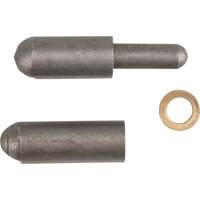 Weld-On Hinge, 0.315" Dia. x 1.575" L, Mild Steel w/Fixed Steel Pin TTV433 | Par Equipment