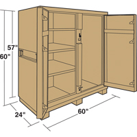 Jobmaster<sup>®</sup> Cabinet, Steel, 47.5 Cubic Feet, Beige TTW234 | Par Equipment
