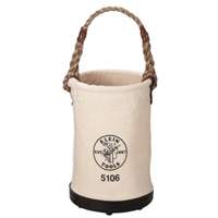 Straight-Wall Bucket, 14" H, Canvas, Beige Par Equipment