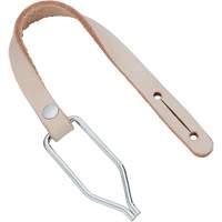 Corde de service avec agrafe pour courroie, Cuir, Beige Par Equipment
