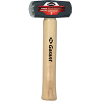 Club Hammer, 3 lbs., 10" L, Wood Handle Par Equipment