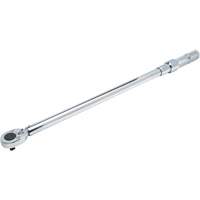 Ratcheting Head Micrometer Torque Wrench, Click, 1/2" Square Drive, 50 - 250 lbf. Ft Par Equipment
