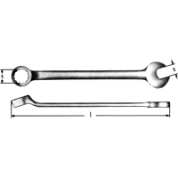 Cl&eacute;s mixtes, 3/8", Longueur de 6-5/16" Par Equipment