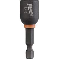 Shockwave Impact Duty Nut Driver, 1/4" Tip, 7/16" Drive, 1-7/8" L, Magnetic Par Equipment