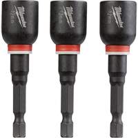 Shockwave Impact Duty Nut Driver, 1/4" Tip, 12 mm Drive, 2-9/16" L, Magnetic Par Equipment
