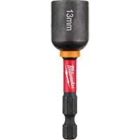 Shockwave Impact Duty Nut Driver, 1/4" Tip, 13 mm Drive, 2-9/16" L, Magnetic Par Equipment