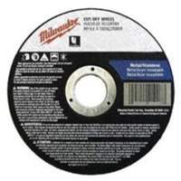 Depressed Centre Cut-Off Wheels, 4-1/2" x 0.045", 7/8" Arbor, Type 27, Aluminum Oxide, 13580 RPM Par Equipment