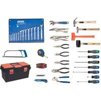 Deluxe Tool Set with Plastic Tool Box, 56 Pieces TYP012 | Par Equipment