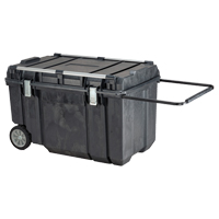 TOUGH CHEST Mobile Storage, 38-29/32" x 23-3/32" x 24-5/16", Black Par Equipment