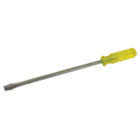 Slotted Screwdriver, 1/2", 16-3/4" L, Plastic Handle Par Equipment