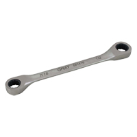 Double Box End Gear Ratcheting Wrench, 12 Point, 5/16" x 3/8", Plain Finish Par Equipment