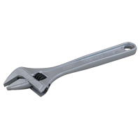 Adjustable Wrench, 6" L, 1" Max Width, Plain Par Equipment