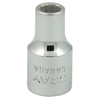 Douille, 3/16", Prise 1/4", 12 pans Par Equipment