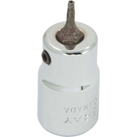 Bit Socket, Torx&reg;, T7 x 2-1/8" L, 3/8" Drive Par Equipment