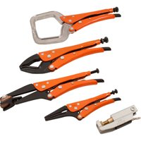 Welding Locking Plier Set, 5 Pieces TYR835 | Par Equipment