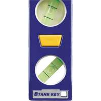 250 Series Heavy-Duty Torpedo Level, 9" L, Aluminum, 4 Vials, Magnetic Par Equipment