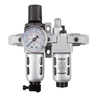 Filtre/régulateur et lubrificateur d'air modulaire (manomètre compris), 3/8" NPT TYY179 | Par Equipment