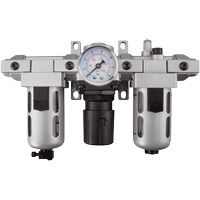 Filtre, régulateur et lubrificateur d'air modulaire (manomètre compris), 1/2" NPT TYY183 | Par Equipment