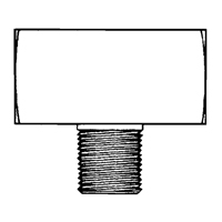 Jonction En T&eacute; M&acirc;le, Laiton, 1/8" Par Equipment
