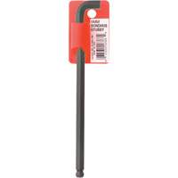 Long-Arm Hex Key Wrench, Ball End, 6 mm x 139 mm L, L Shape Par Equipment