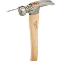 Milled Face Framing Hammer, 19 oz., Wood Handle, 16" L UAE085 | Par Equipment