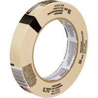 Scotch&reg; Contractor Grade Masking Tape 2020, 18 mm (3/4") x 55 m (180'), Beige Par Equipment