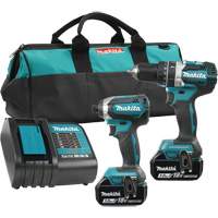 Ensemble de 2 outils avec moteur sans balai LXT, 18 V Par Equipment