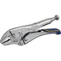Fast Release™ Locking Pliers with Wire Cutter, 5" Length, Curved Jaw UAF565 | Par Equipment