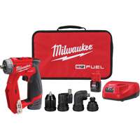 M12 Fuel Installation Drill-Driver Kit, Lithium-Ion, 12 V, 1/4"/3/8" Chuck, 300 in-lbs Torque Par Equipment
