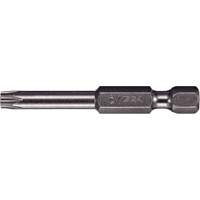 Embout pour outil &eacute;lectrique, Torx, Embout T-10, Prise 1/4", Longueur 2" Par Equipment