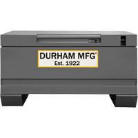 Jobsite Storage Box, 32" x 19" x 17-13/16", Steel, Grey Par Equipment