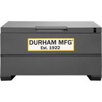 Jobsite Storage Box, 48" x 24" x 27-13/16", Steel, Grey Par Equipment