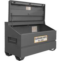 Jobsite Sloped Lid Storage Box, 60" x 30" x 39-3/8", Steel, Grey Par Equipment
