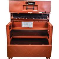 Coffre de style piano avec panneau frontal ouvrant Site-Vault, 60" la x 31" p x 51" h, Orange Par Equipment