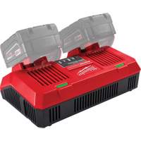 M18 Dual Bay Simultaneous Rapid Charger, 18 V, Lithium-Ion Par Equipment