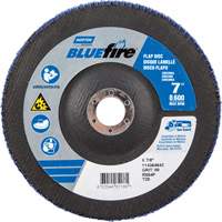 BlueFire R884P Coarse Grit Flap Disc, 7" x 7/8", Type 27, 80 Grit, Zirconia Alumina Par Equipment