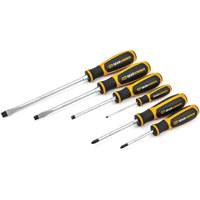 Phillips&reg;/Slotted Dual Material Screwdriver Set, 6 Pcs. Par Equipment