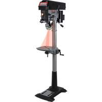 Variable Speed Drill Press, 15", 5/8" Chuck, 3300 RPM Par Equipment