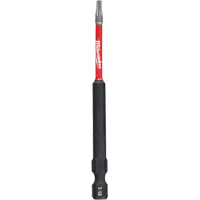 Shockwave Impact Duty Screwdriver Bit, Torx, T-10 Tip, 1/4" Drive Size, 3-1/2" Length Par Equipment