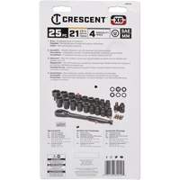 Ensemble d'outils pour m&eacute;canicien, 25 Mcx, Prise de 3/8" Par Equipment