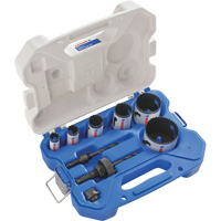 Jeu de scies-cloches bim&eacute;talliques pour plombier, 9 morceaux Par Equipment