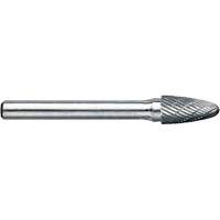 Drillco&reg; Magnum Double Cut Solid Carbide Burr, SG-1, 1/4" Dia., 1/4" Shank, 5/8" Depth of Cut Par Equipment