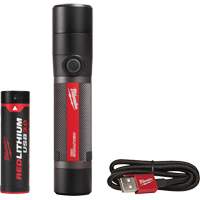 Lampe de poche compacte compatible USB, DEL, 800 lumens, Piles Rechargeable Par Equipment