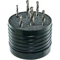 Drillco&reg; Combined Tap & Drill Set, 6 Pieces, High Speed Steel Par Equipment