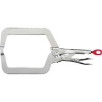 Torque Lock Locking Pliers with Deep Jaws, 9" Length, C-Clamp Par Equipment