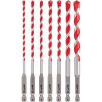 Jeu de forets pour perceuse &agrave; percussion Shockwave, 7 morceaux, Carbure Par Equipment