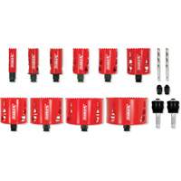 Ensemble de scie-cloche bim&eacute;tallique pour &eacute;lectricien, 16 morceaux Par Equipment