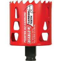 Scie cloche pour bois et m&eacute;tal, 2-5/8", Profondeur de la coupe 2-3/8", Carbure Par Equipment