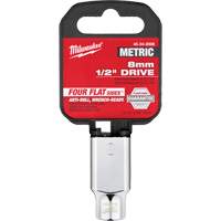 Metric Socket with Four Flat Sides, 8 mm, 1/2" Drive, 6 Points Par Equipment